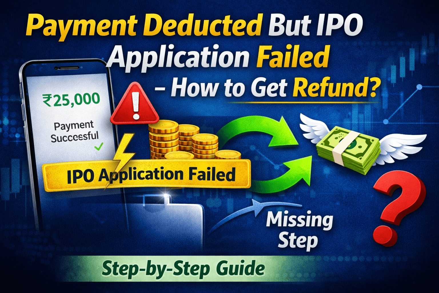 Payment Deducted But IPO Application Failed – How to Get Refund?