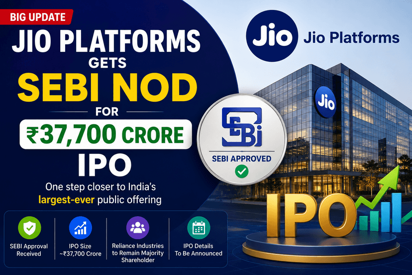 Jio Platforms Gets SEBI Nod for ₹37,000 Crore IPO